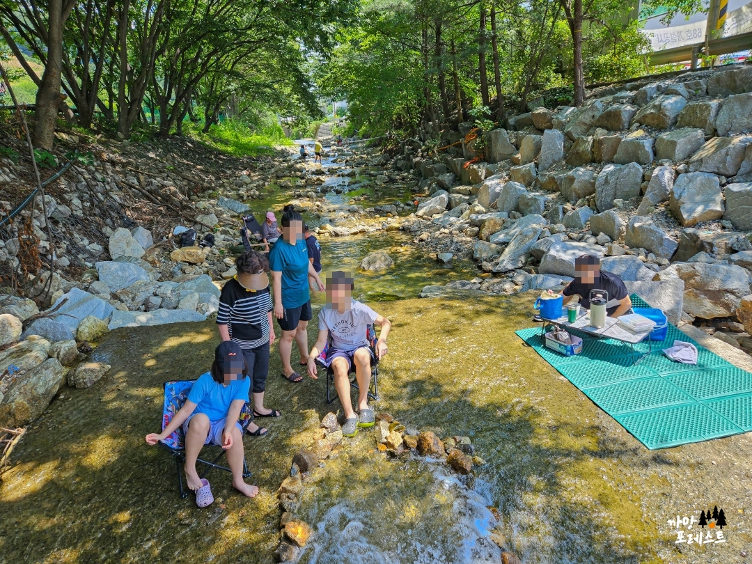 용인 고기리 계곡 가족 나들이