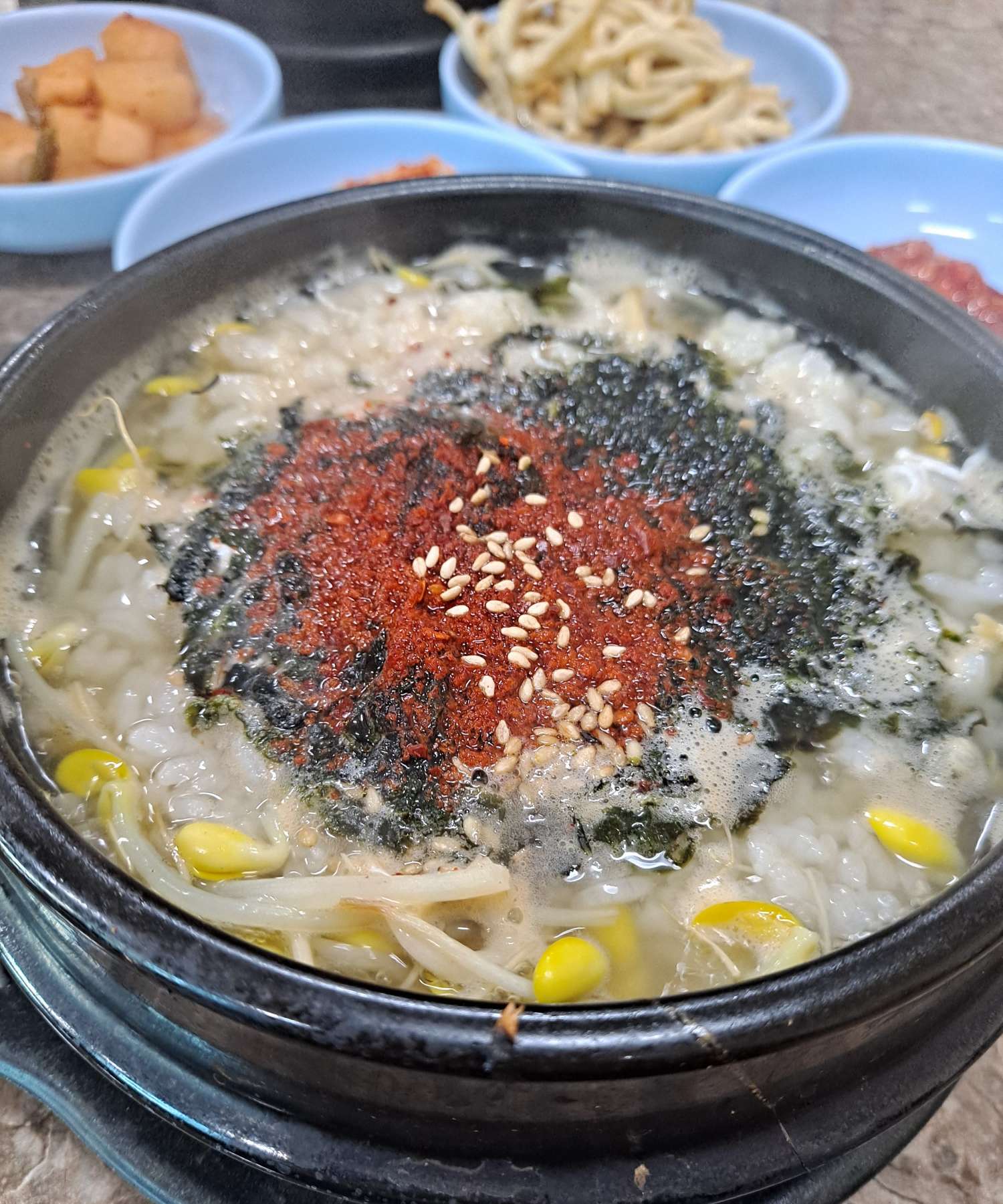 콩나물 해장국밥 비주얼