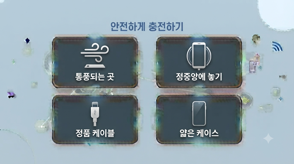 발열을 줄이는 충전 습관