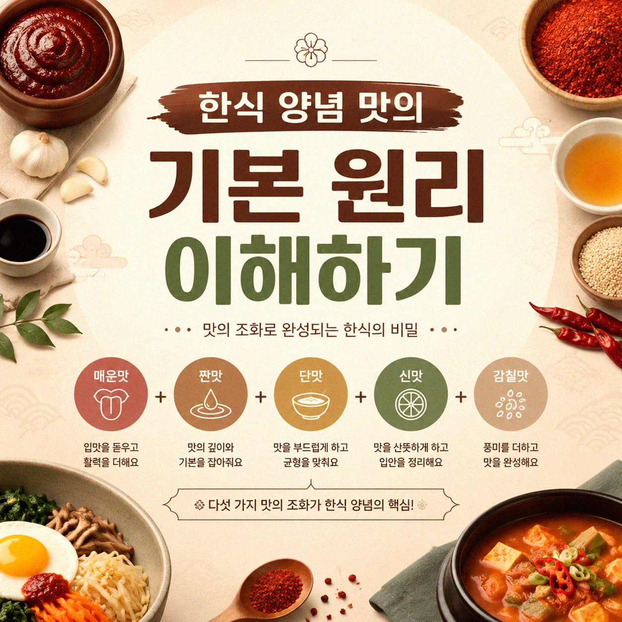 한식 양념, 직접 만들어보니 이거였구나
