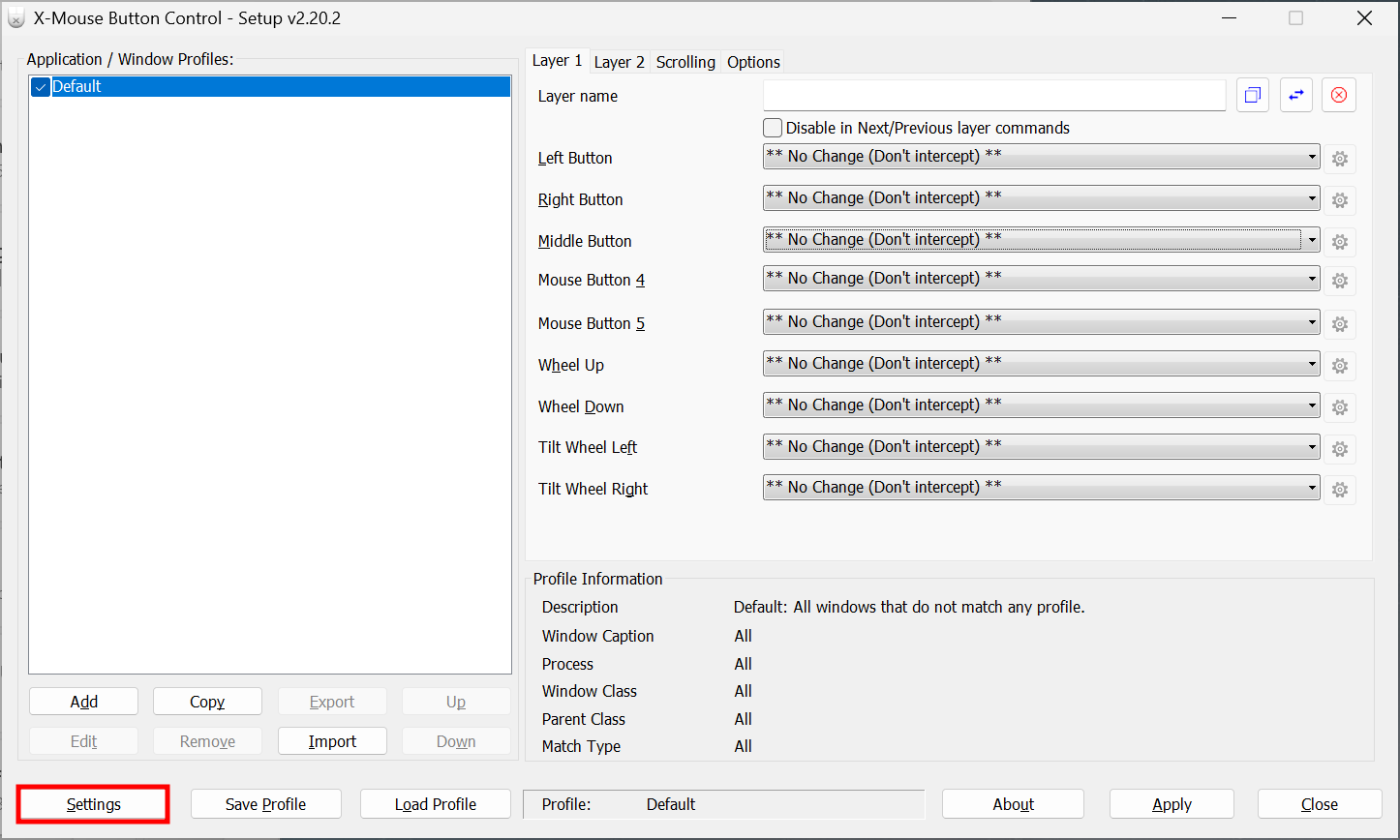 마우스 버튼 원하는 키로 변경 방법7