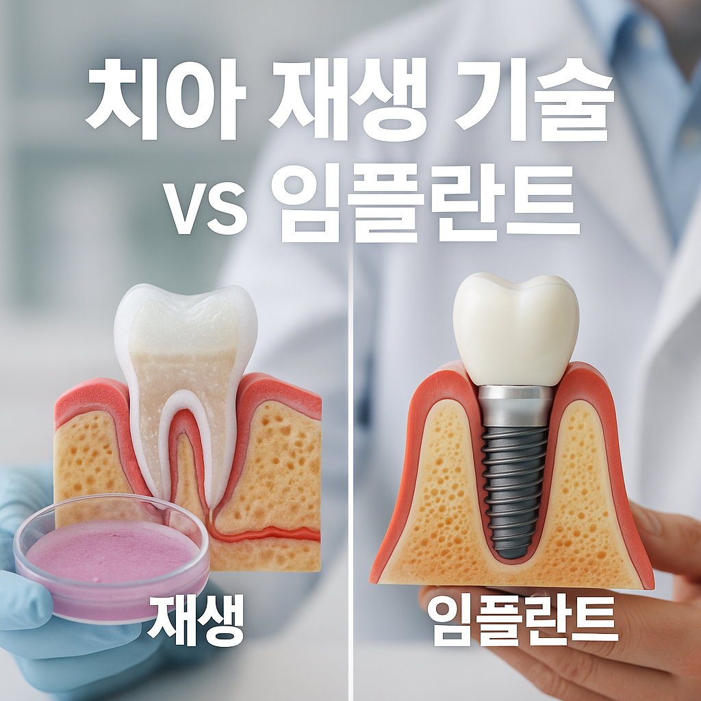 치아재생기술VS임플란트
