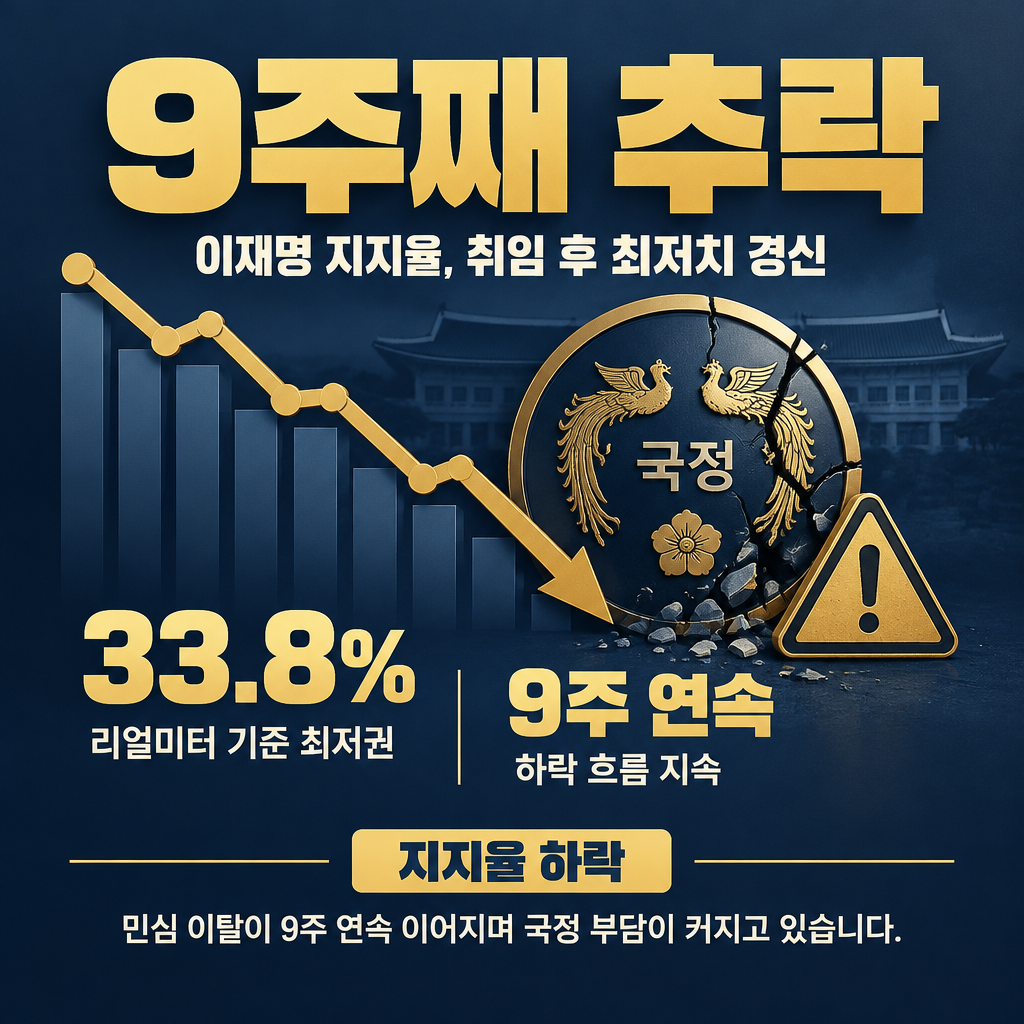 9주째 추락