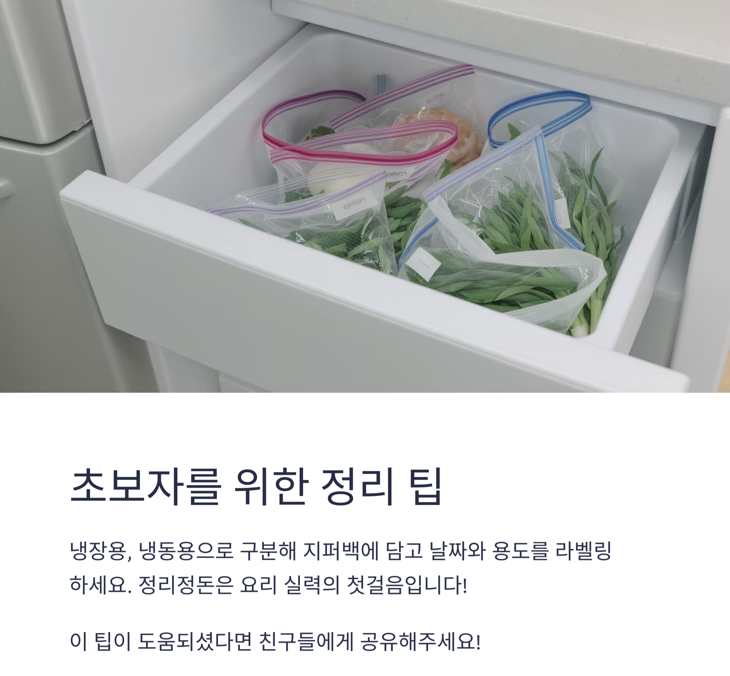 요리 초보도 쉽게! 파 손질 후 냉동·냉장 보관법 완전정복