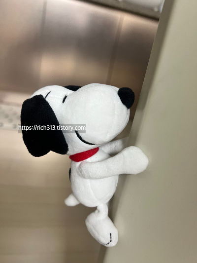 피너츠 스토어에서 구입한 스누피 마그넷 인형