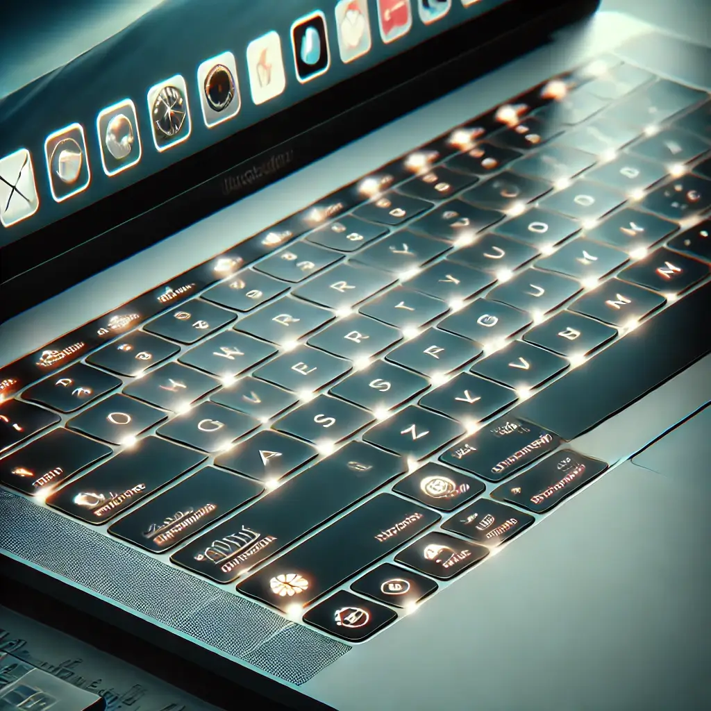 맥북의 키보드를 보여주는 이미지