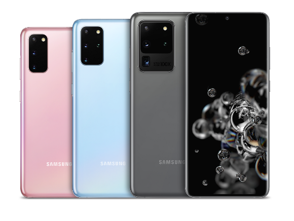 좌측부터 S20, S20+, S20울트라 출처 삼성전자 홈페이지