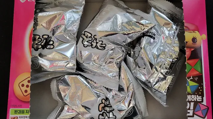 한국 과자의 악랄한 과대포장 칸쵸