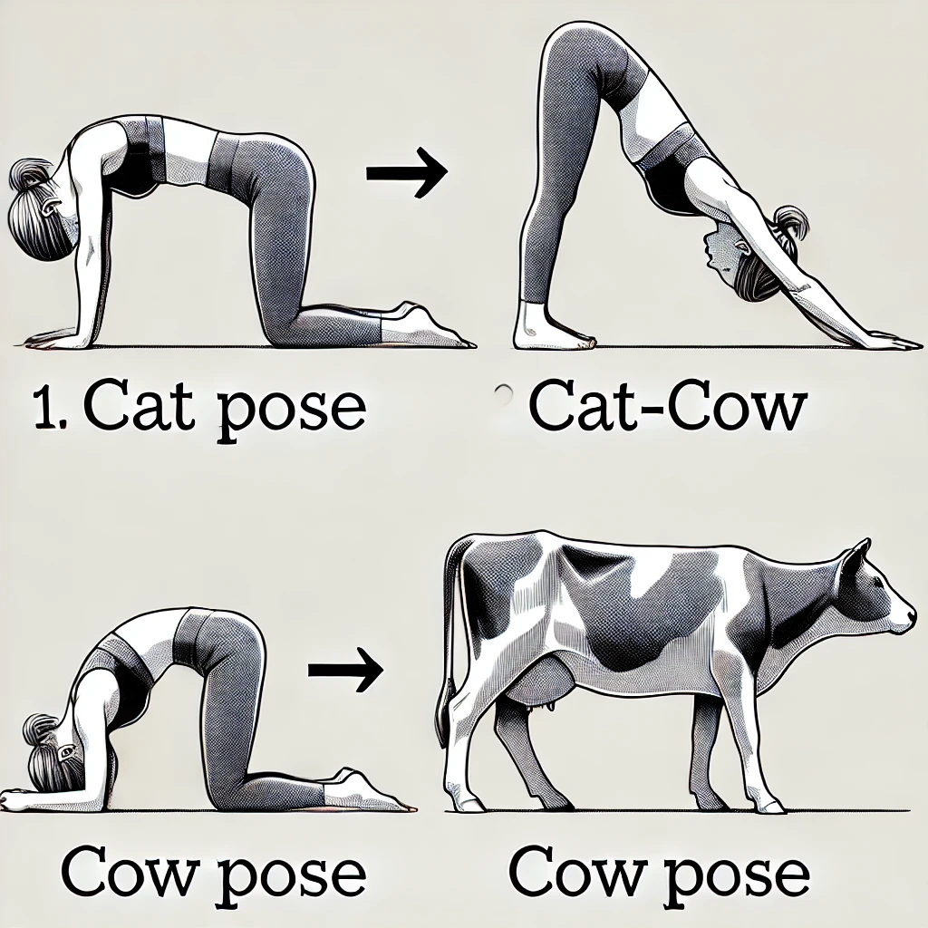 고양이-소-스트레칭