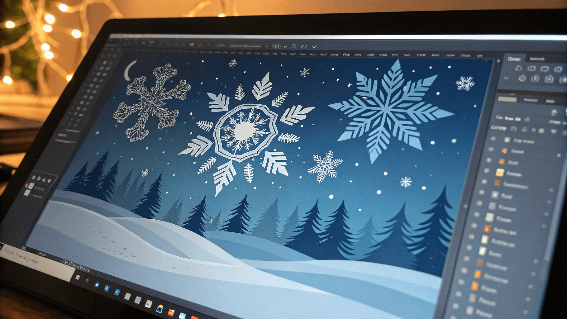 시즌별 그래픽 테마 디자인