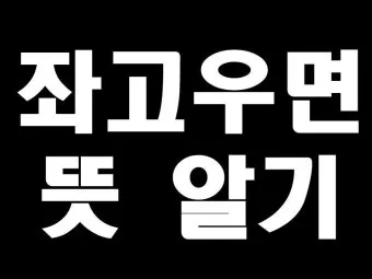 좌고우면 뜻 사용법_15