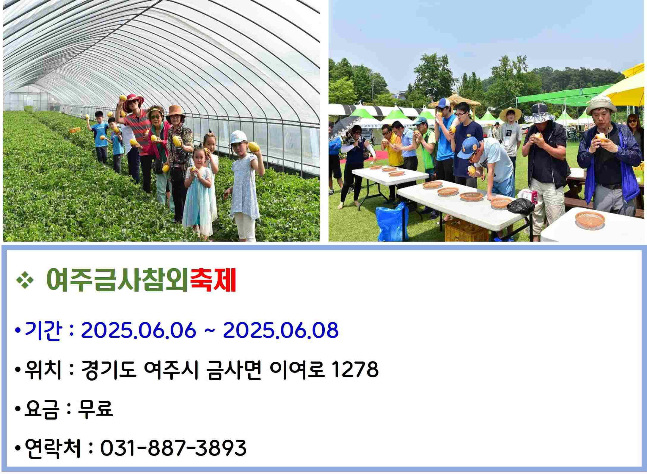 여주금사참외축제