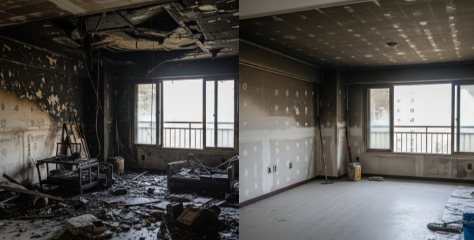 목포 화재 청소 전문업체