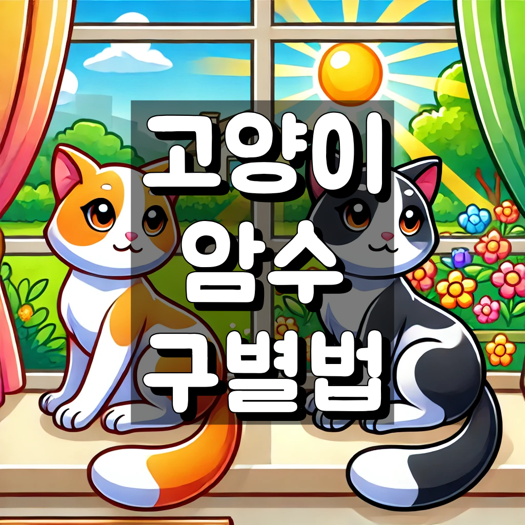 고양이 암수 구별법 대표 이미지