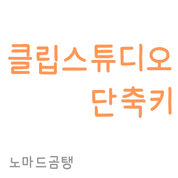 클립스튜디오 단축키