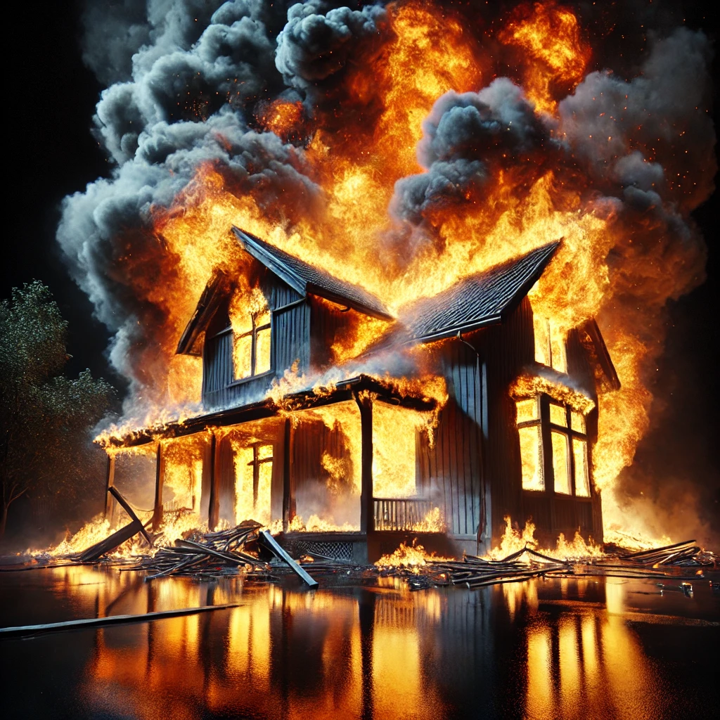 집 불 나는 꿈