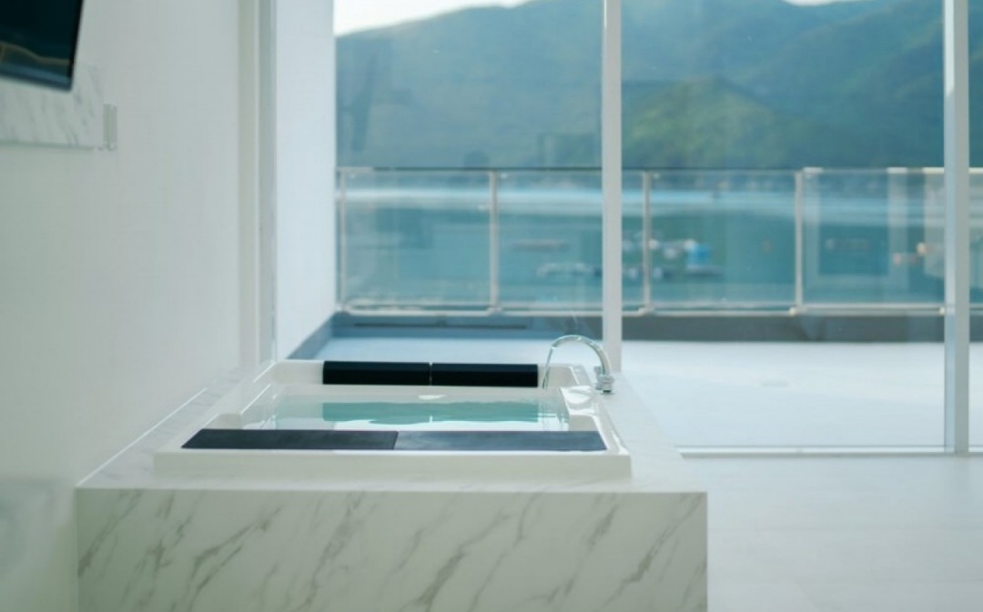 거제 비커밍펜션 개별 스파