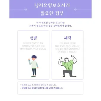남자 요양보호사 하는일 자격 전망 직업 정보 총정리_23