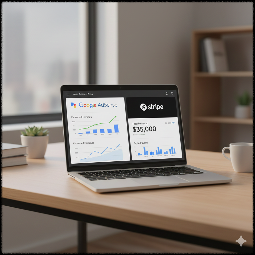 SNS 마케팅 수익화와 대행 업무를 하는 모습