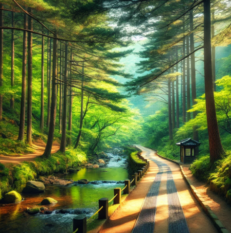 월정사의 대표 명소 선재길