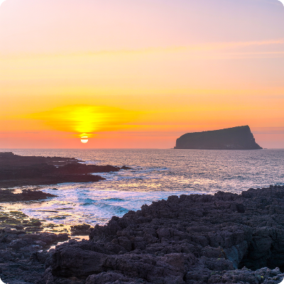 제주도 새해 일출 해돋이 명소 가상 이미지