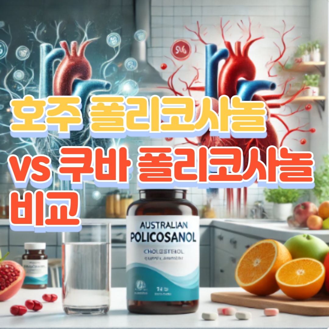 호주 폴리코사놀 vs 쿠바 폴리코사놀 비교