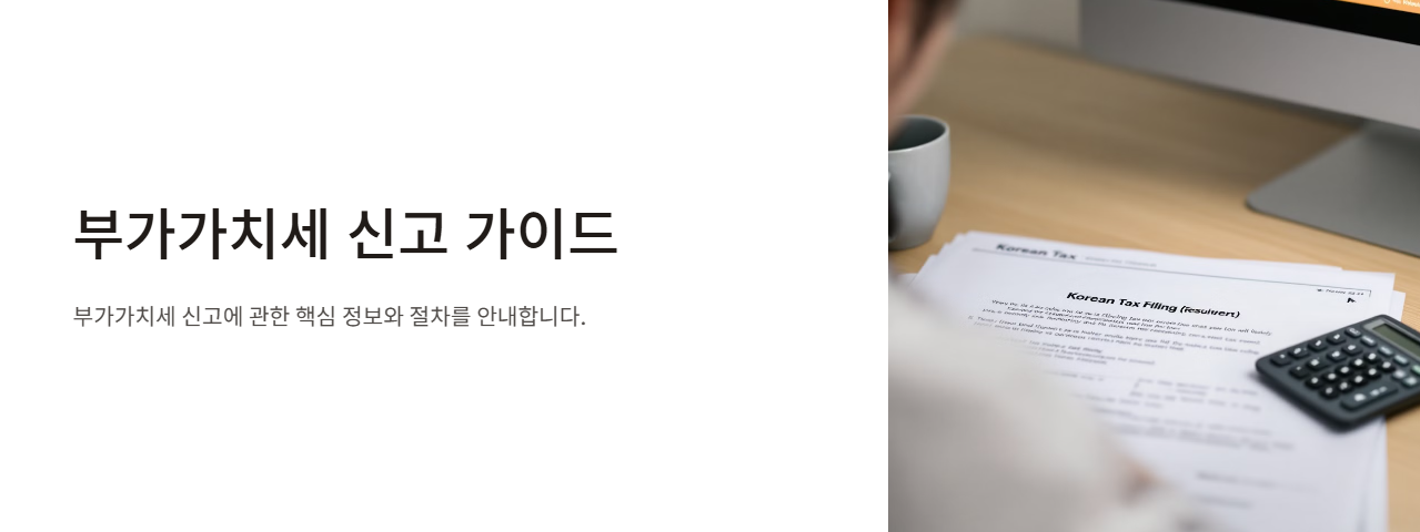 2025년 부가가치세 신고 완벽 가이드