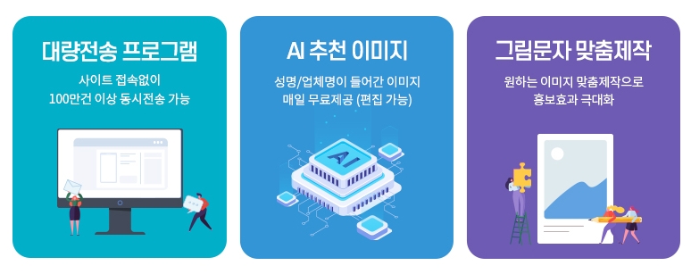 문서를 이미지로 변환하여 전송하는 기능 예시