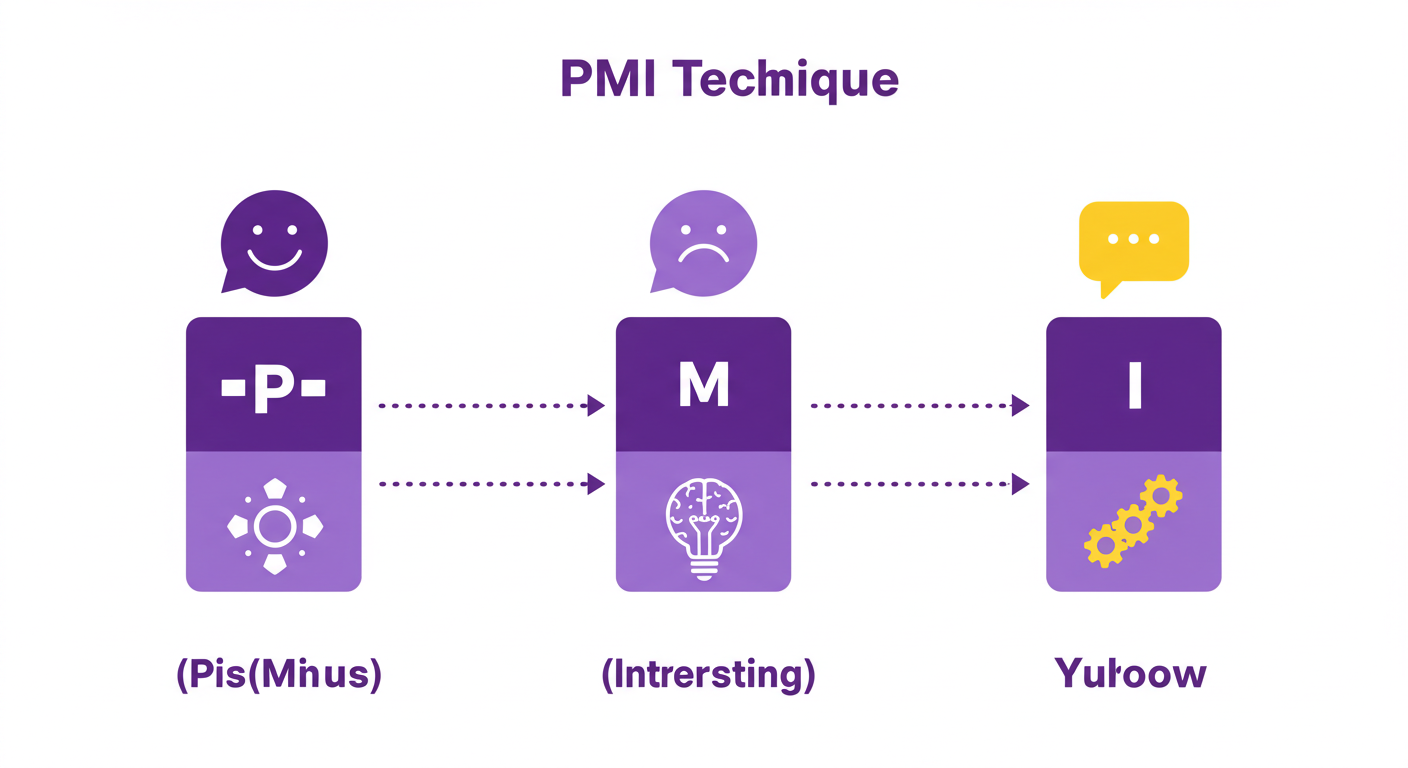 'PMI 뜻'은 뭘까? 초등학생도 쉽게 배우는 생각 정리