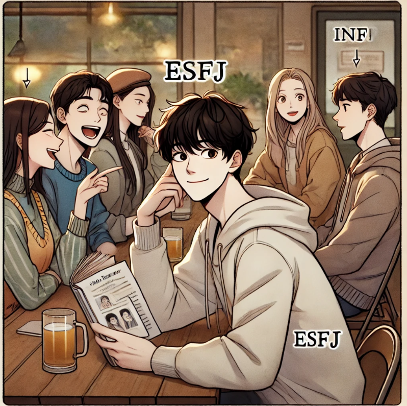 INFP유형 ESFJ유형