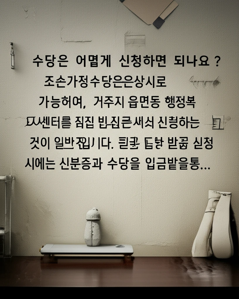 2025 천안시 조손가정수당 대상 금..