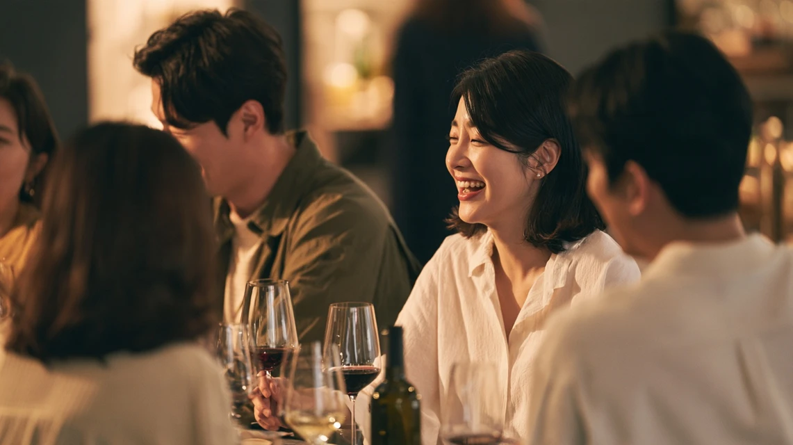 합리적인 비용의 와인 모임을 찾는 사람