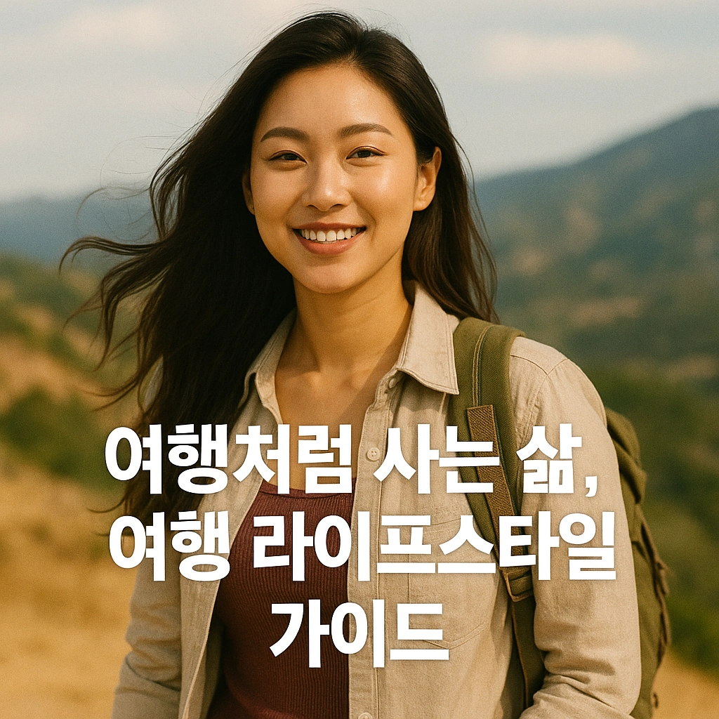 여행처럼 사는 삶, 여행 라이프스타일 가이드
