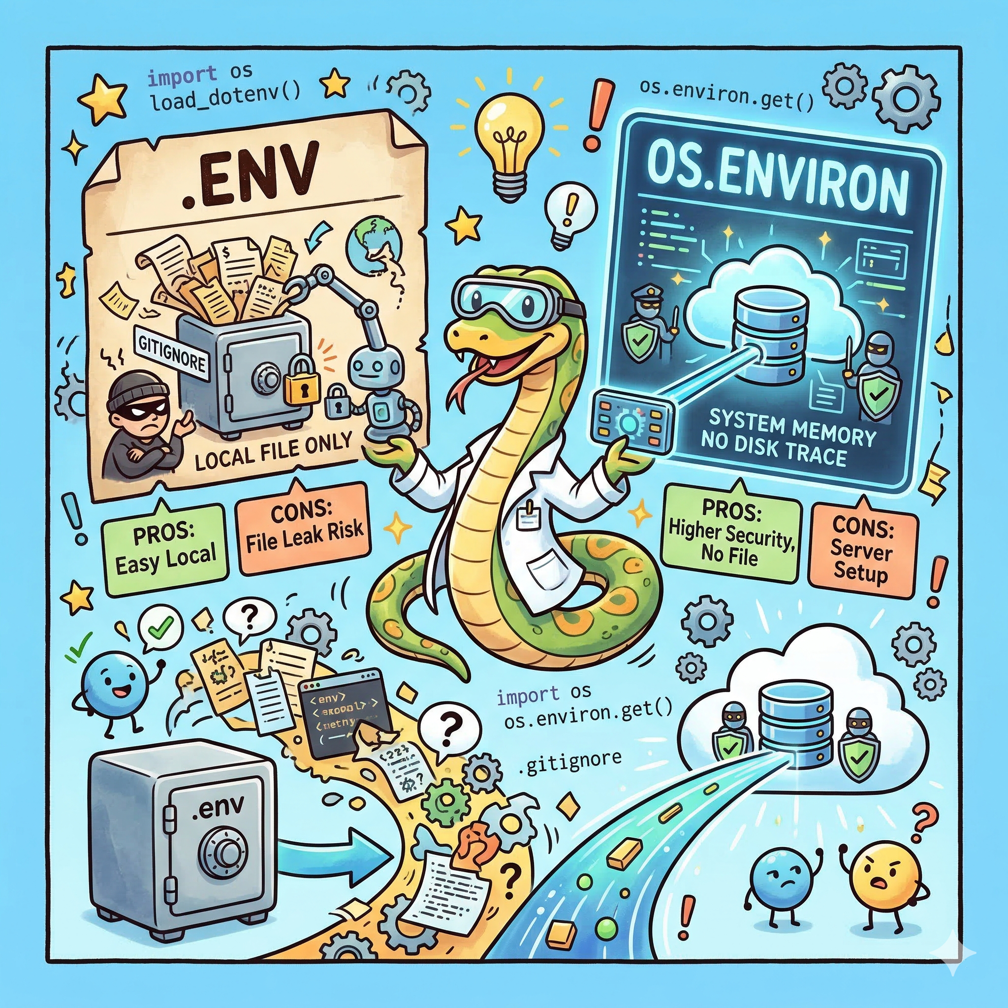 .env와 os.environ 보안성