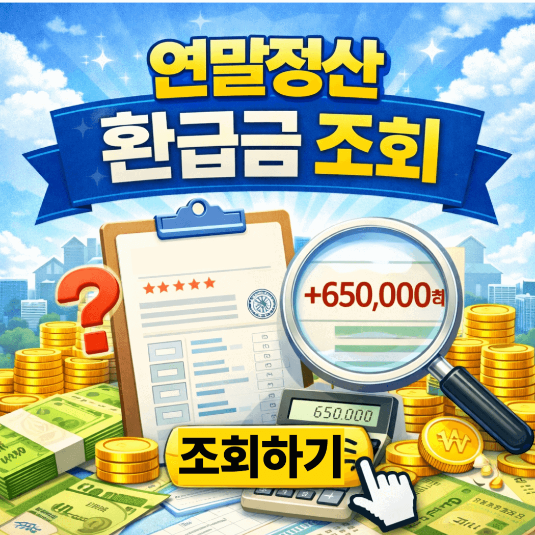 연말정산 환급금 조회