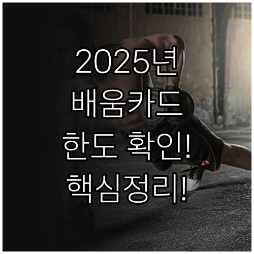 2025년 국민내일배움카드 신청 발급..