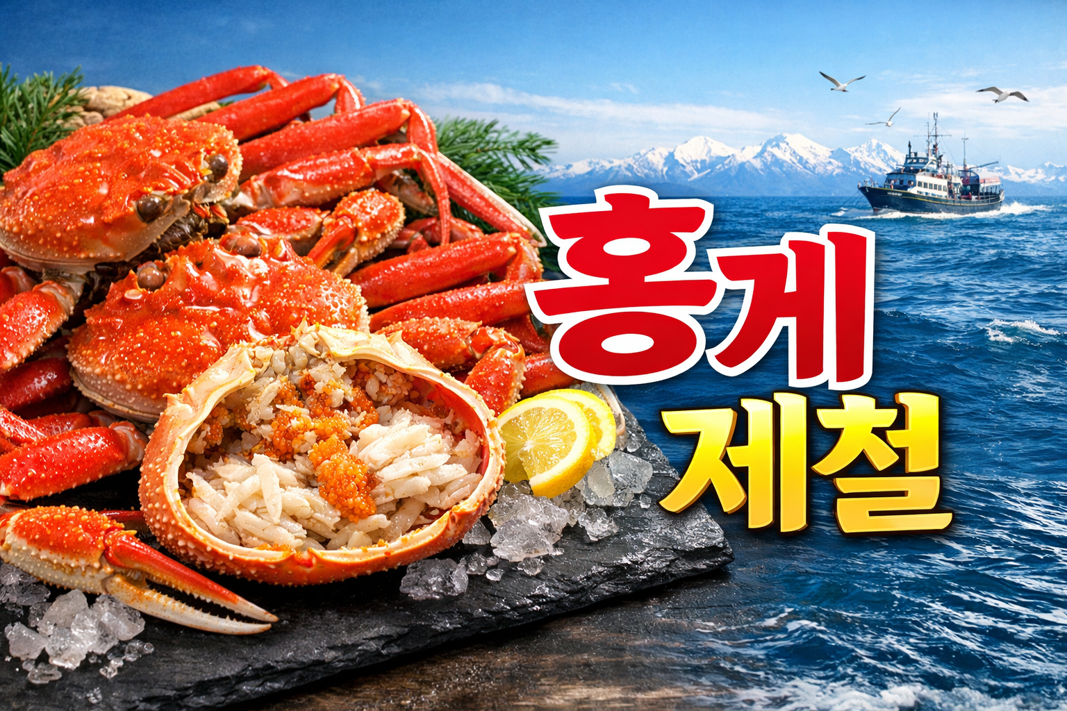 홍게 제철 알아보기