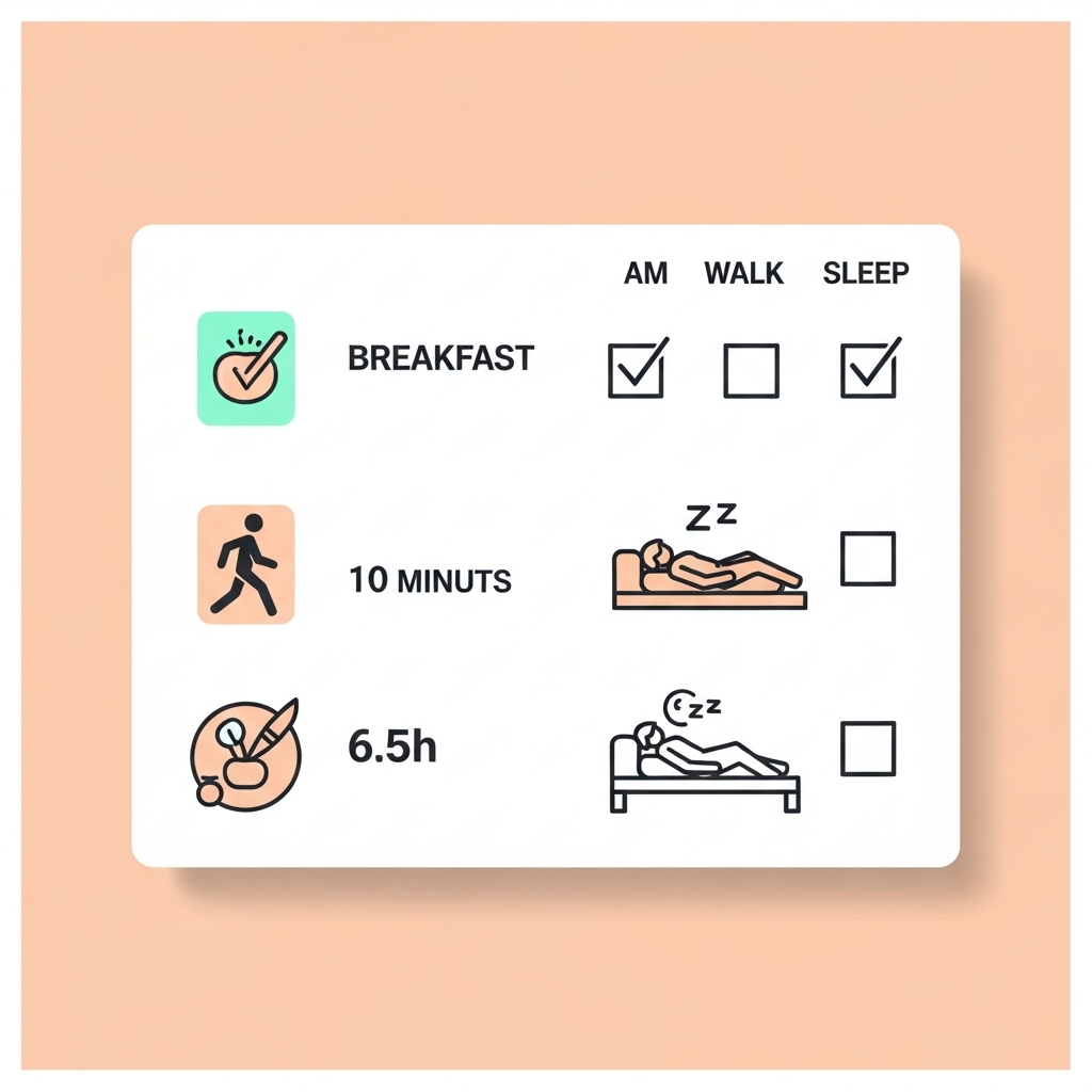 시각 정리: 표&middot;체크리스트