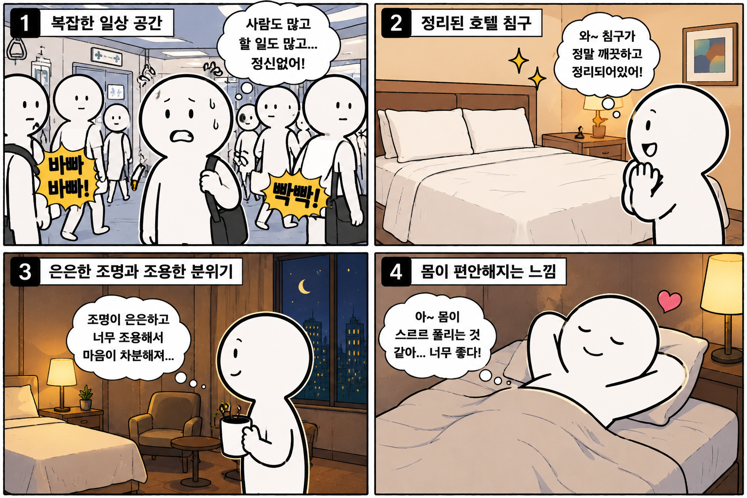쉬는 분위기가 좋아