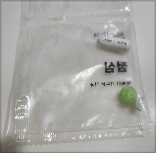 부비동염 처방 점심약 뒷면