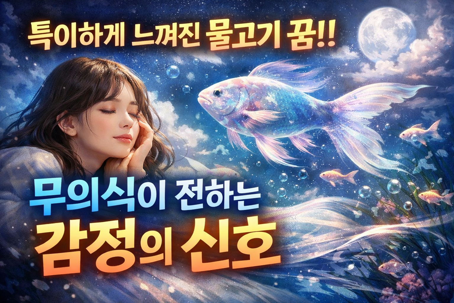 특이하게 느껴진 물고기 꿈