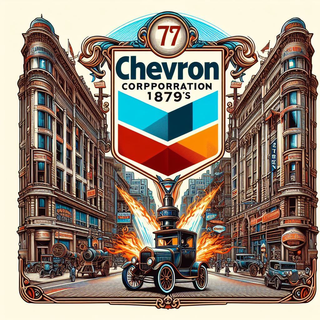 셰브론(Chevron) 기업 로고 이미지