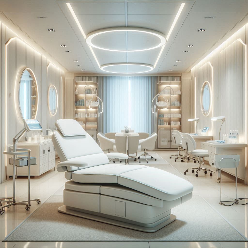 피부,체형관리 샵 배경