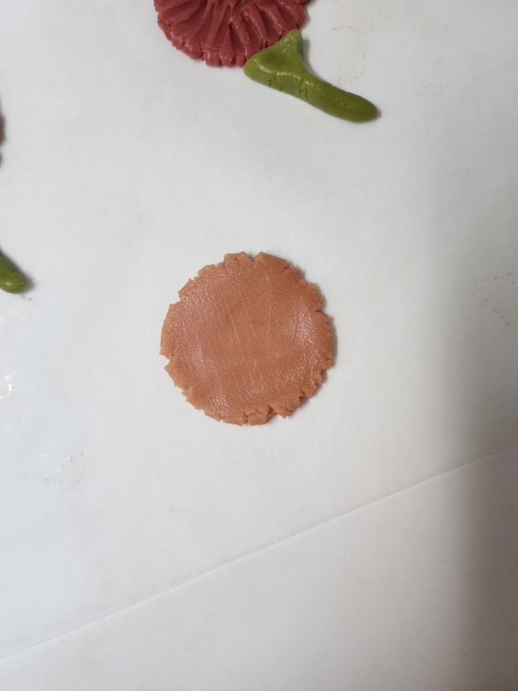 손으로 누른 반죽