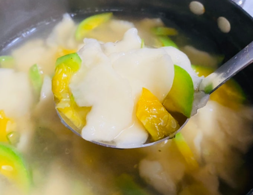 이미 익힌 수제비