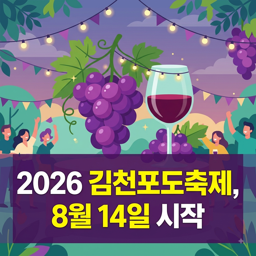 2026김천포도축제일정장소