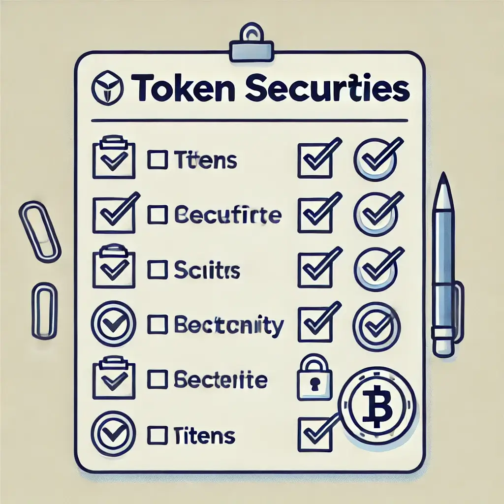 토큰 증권 체크리스트를 확인하는 이미지