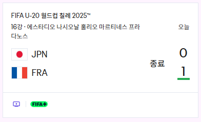 U-20 월드컵 16강