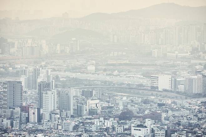 최악의 황사 미세먼지