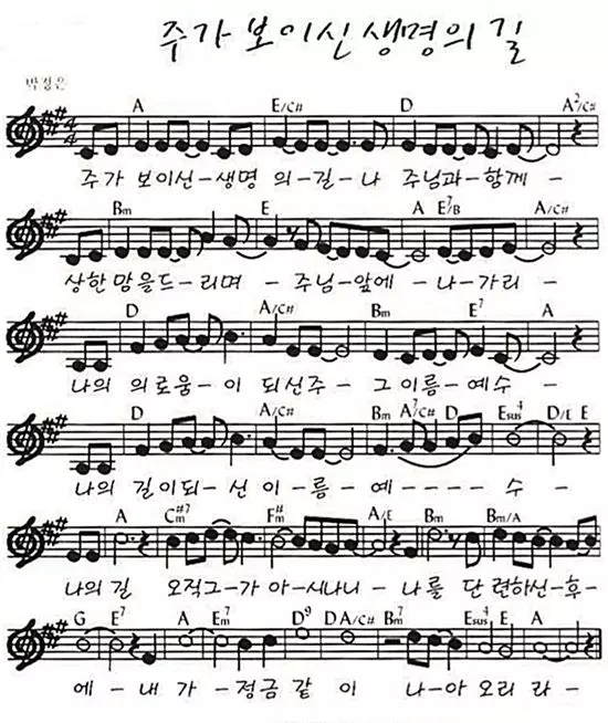 주가-보이신-생명의-길-A코드